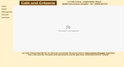 Desktop Screenshot of le-cafe-creme.de