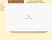 Tablet Screenshot of le-cafe-creme.de